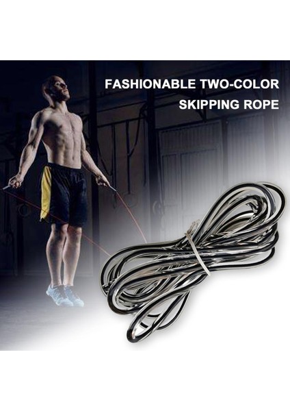 Siyah Stil Açık Atlama Ipi Değiştirme Tel Kablo Hızı (5mm) Ip Atlama Için 9.2ft Kaplamalı Kablo (Yurt Dışından) fiyatları