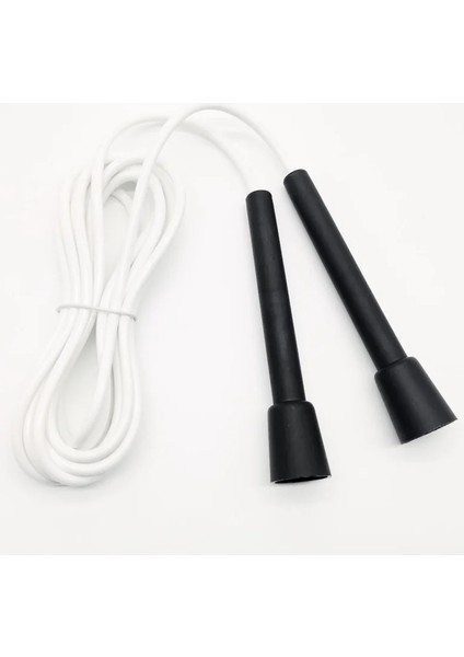 Siyah Stil 3m Uzunluk 5mm Çap Katı Yumuşak Pvc Kordon Atlama Ipi Yedek Yedek Ip Li Hiçbir Arapsaçı Çift Altında Aksesuarlar (Yurt Dışından)