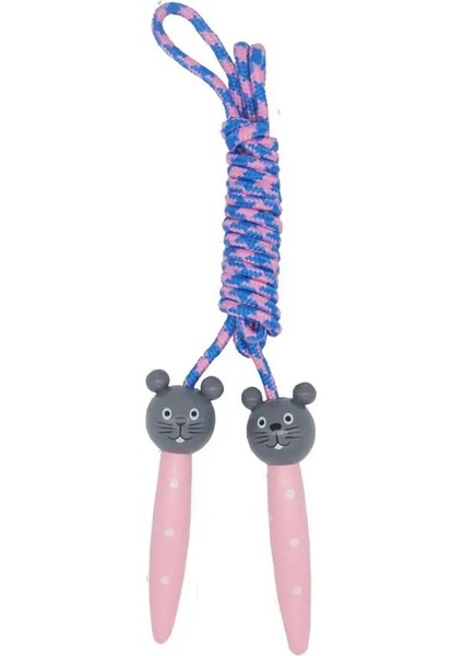 Fare Stili Çocuklar Ip Atlama Ipi Ahşap Saplı Güzel Çizgi Film Ip Atlama Ipi Spor Vücut Geliştirme Incelik (Yurt Dışından)