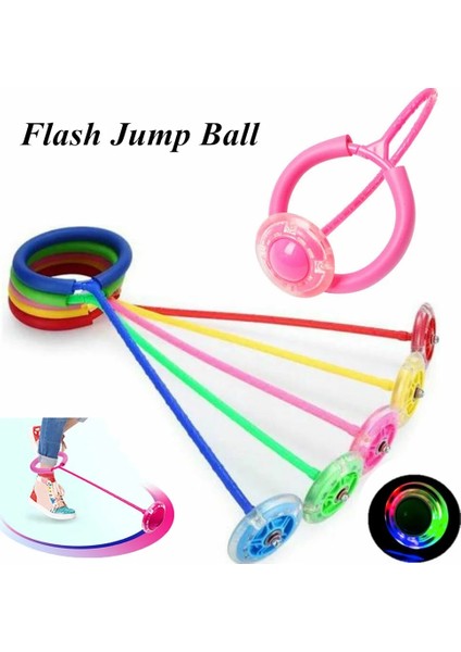 Yeşil Stil Flaş Ip Atlama Topu Çocuklar Açık Hava Eğlenceli Spor Oyuncak LED Çocuk Atlama Kuvveti Reaksiyon Eğitimi Salıncak Topu Çocuk-Ebeveyn Oyunları (Yurt Dışından) fiyatları
