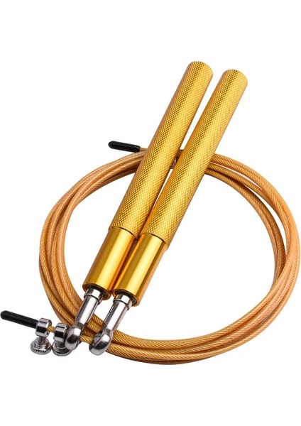 Altın Tarzı 2022 Ump Ip Ultra-Hızlı Ip Atlama Ipi Çelik Tel Boks Spor Salonu Fitness Eğitimi Için Atlama Ipleri 3 Metre Ayarlanabilir Hız Spor Salonu (Yurt Dışından)