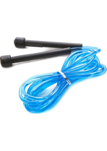 2,7 Milyon Mavi Stil Çocuklar Yetişkinler Renkli Boncuklu Segmentasyonlu Ip Atlama + Kaymaz Kolları Egzersiz Sporları Ip Atlama Ipi (Yurt Dışından)