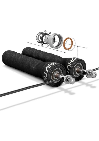 Sarı Stil Çift Alt Için Kaymaz Saplı Hız Ip Atlama Ipi Crossfit Ip Atlama Ipi (Yurt Dışından) modelleri