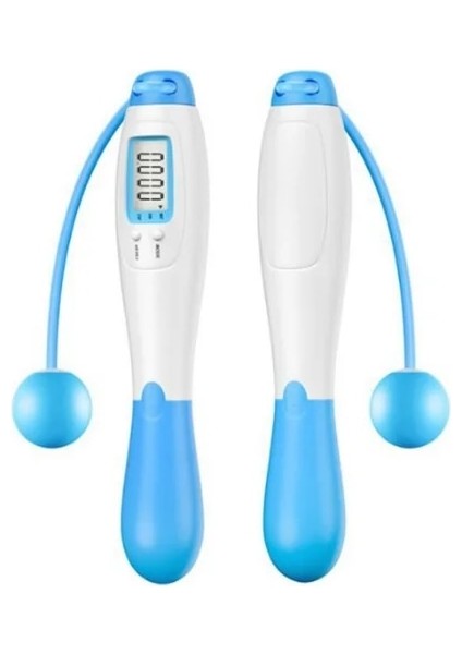 Beyaz Stil Akülü Atlama Ipleri Akıllı Elektronik Dijital Kablosuz Atlama Ipi Kalori Tüketimi Fitness Vücut Geliştirme Egzersiz Ip Atlama Ipi (Yurt Dışından)