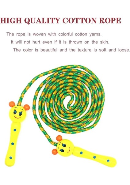 Kurbağa Stili Çocuklar Ip Atlama Ipi Ahşap Saplı Güzel Çizgi Film Ip Atlama Ipi Spor Vücut Geliştirme Incelik (Yurt Dışından) fırsatları