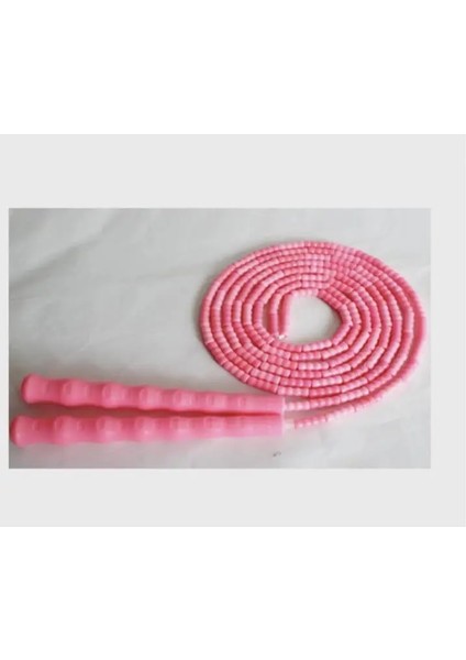 Pembe 260CM Tarzı 300M Beyaz Tek Renkli Yetişkin Kullanımı Boncuk Boncuklu Beceriler Atlama Ip Atlama Temel Acemi Yumuşak Boncuk Ev Fit Aracı (Yurt Dışından)