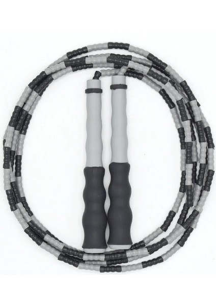 Siyah Stil Boncuklu Segament Atlama Ipi Yumuşak Ayarlanabilir Dolaşmayan Atlama Ipi Spor Atlama Ipi Kadın Erkek Çocuklar Için Fit Tutma Eğitimi (Yurt Dışından) modelleri