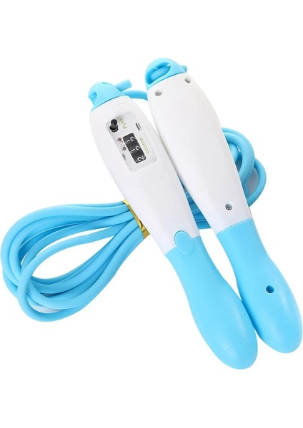 Mavi Stil Sayaç Ayarlanabilir Atlama Ipi ile Atlama Ipi Anti Sargı Iç ve Dış Mekan Egzersizleri Için Aşınmaya Dayanıklı Egzersiz Xr-Sıcak (Yurt Dışından)