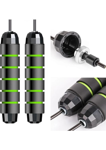 Siyah Mavi Tarzı Çelik Tel Aerobik Egzersiz Atlama Ipi Kaymaz Saplı Anti-Sarma Spor Fitness Egzersiz Sağlıklı Spor Aracı (Yurt Dışından) modelleri