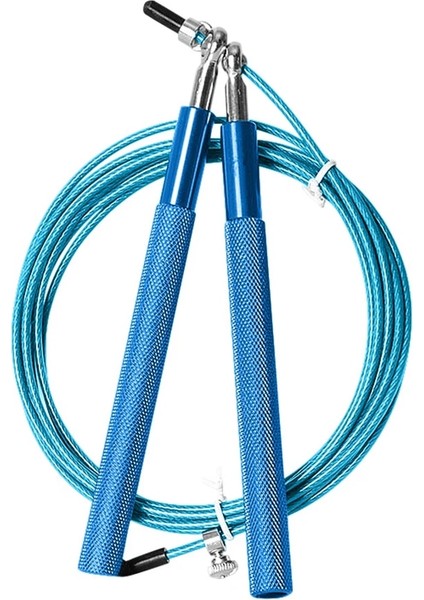 Gök Mavisi Tarzı Atlama Hızı Atlama Ipi Alüminyum Ayarlanabilir 3 M Metal Rulman Kolu Boks Fitness Egzersiz Eğitimi Için Atlama Ipi (Yurt Dışından)