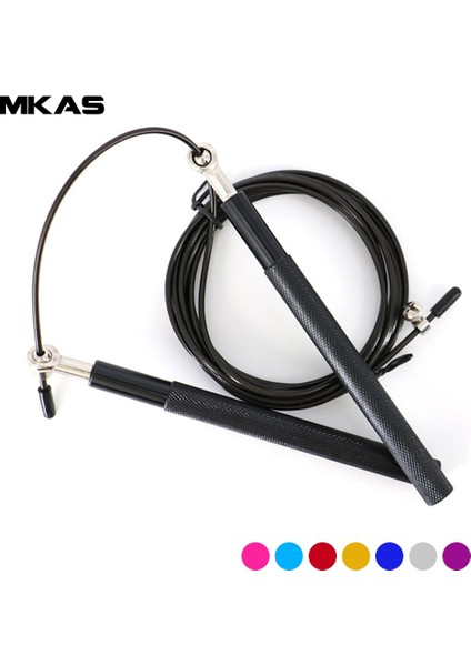 Gök Mavisi Tarzı Atlama Hızı Atlama Ipi Alüminyum Ayarlanabilir 3 M Metal Rulman Kolu Boks Fitness Egzersiz Eğitimi Için Atlama Ipi (Yurt Dışından)