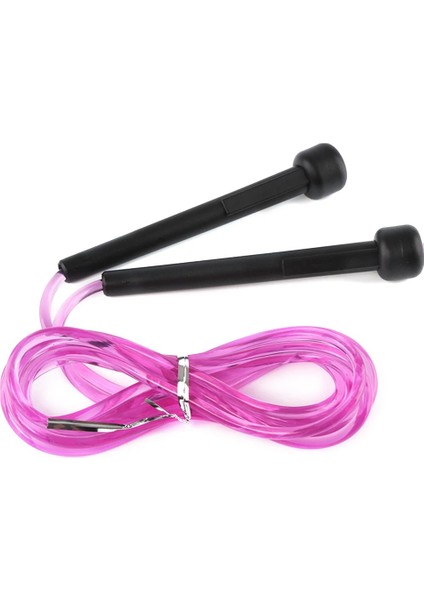 2.7m Mor Stil Çocuklar Yetişkinler Renkli Boncuklu Segmentasyonlu Ip Atlama + Kaymaz Kolları Egzersiz Sporları Ip Atlama Ipi (Yurt Dışından)