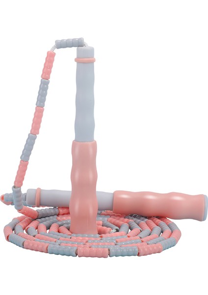 Pembe Tarzı Ayarlanabilir Ip Atlama Ipi Boncuklu Ip Atlama Plastik Boncuklu Parçalı Esnek Ip Atlama Ipi Spor Egzersiz Aerobik Egzersiz Ipi (Yurt Dışından)