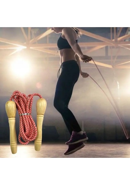 Gn Stili 2.8m Atlama Ahşap Saplı Atlama Ipi Egzersiz Vücut Geliştirme Fitness Ekipmanları Yetişkin Çocuklar Için Spor Eğitimi Egzersiz Kaynağı (Yurt Dışından) indirimleri