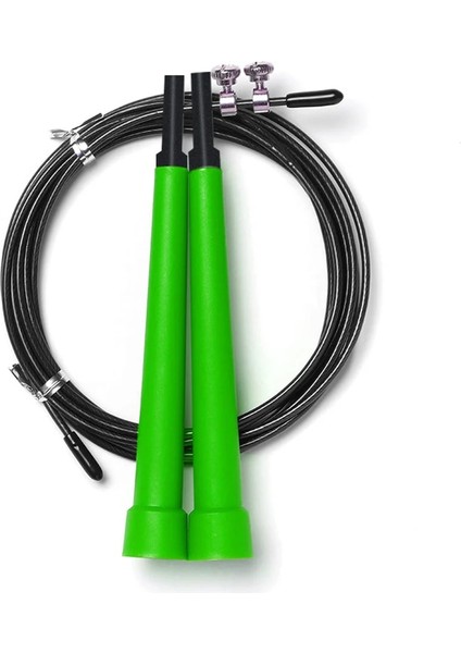 Yeşil Stil Crossfit Hız Atlama Ipi Plastik Saplı Ayarlanabilir Uzunluk Dolaşmayan Tel Spor Salonu Fitness Ev Egzersiz Için Ip Atlama Ince Vücut (Yurt Dışından)