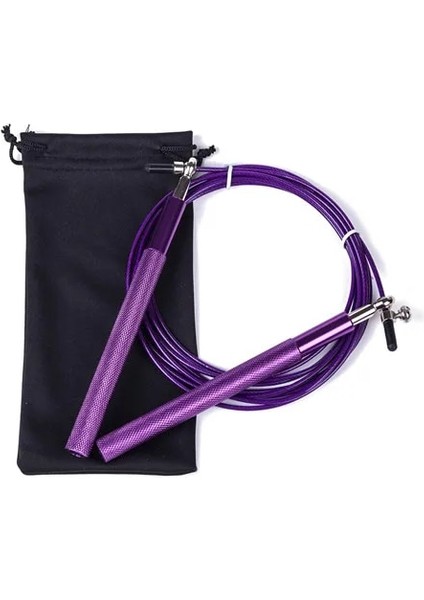 Mor Tarzı Crossfit Hız Atlama Ipi 3 M Metal Yatak Kolu Ayarlanabilir Ip Korda Ipi Boks Fitness Atlama Egzersiz Eğitimi Için (Yurt Dışından)