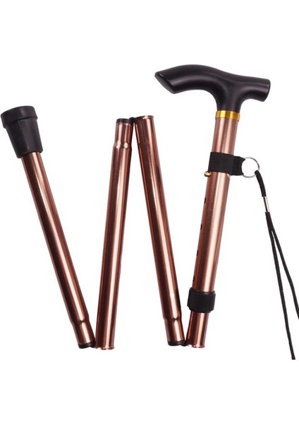 Mavi Stil Baston Teleskopik Baton Yürüyüş Trekking Direkleri Alüminyum Alaşımlı Metal Katlanır Kamışı Koltuk Değneği Direği Yaşlı Insanlar Için (Yurt Dışından)