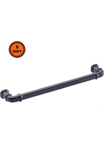 5 Adet Doğanlar Gusto 192 mm Mobilya Kulp Mat Siyah
