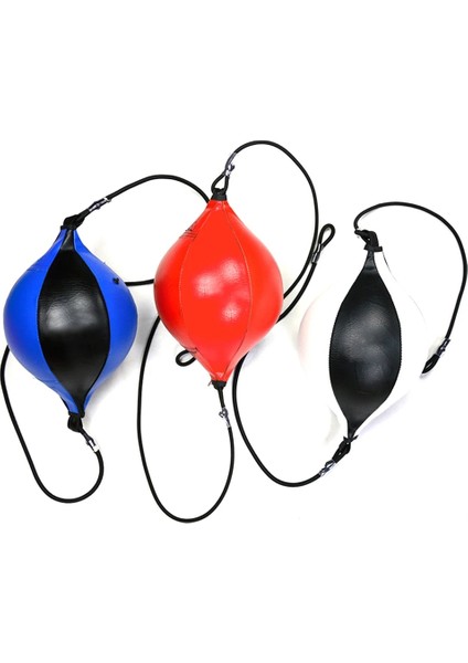 Siyah Beyaz Tarzı Li Pu Deri Boks Boks Torbası Armut Boks Torbası Şişme Boks Hız Çantası Çift Uçlu Eğitim Refleks Hız Topları (Yurt Dışından) modelleri