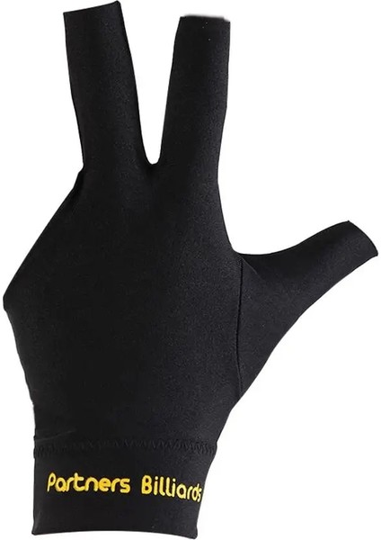 Siyah Stil -Parmak Lycra Nakış Snooker Bilardo Eldivenleri Sol El Açık Havuz Cue Eldiven Erkekler Kadınlar Için Unisex Fitness Sporları (Yurt Dışından)
