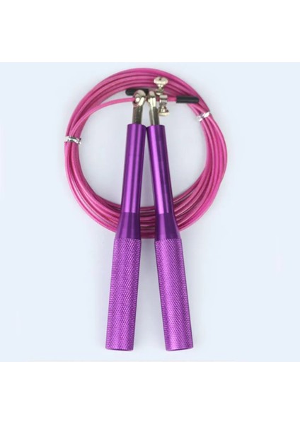 Mor Tarzı Eed Crossfit Atlama Ipi Metal Rulman Kolu Ayarlanabilir Ip Atlama Ipi Corda Ipi Boks Fitness Atlama Egzersiz Eğitimi (Yurt Dışından)