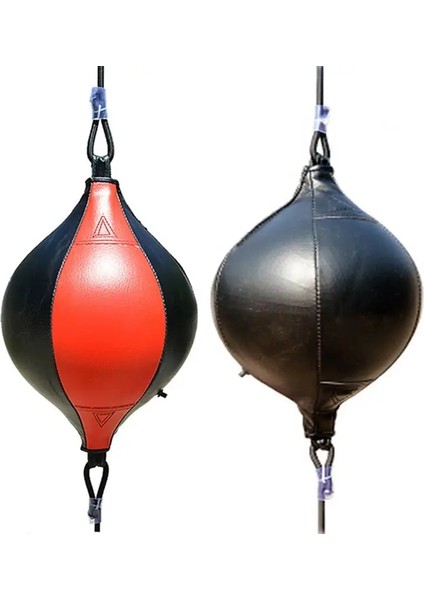 Siyah Stil Pu Asılı Boks Topu Armut Boks Torbası Fitness Spor Ekipmanları Eğitimi Yetişkinler Şişme Refleks Hız Topları (Yurt Dışından) fiyatları