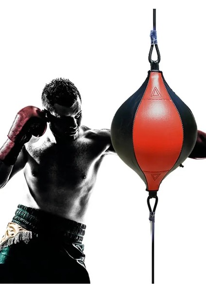 Siyah Stil Pu Asılı Boks Topu Armut Boks Torbası Fitness Spor Ekipmanları Eğitimi Yetişkinler Şişme Refleks Hız Topları (Yurt Dışından) modelleri