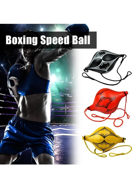 Sarı Stil Spor Vücut Geliştirme Asılı Fitness Ekipmanları Boks Hız Topu Şişirme ile Yetişkin Boks Torbası Armut Pu Deri Çift Uçlu Spor Salonu (Yurt Dışından) fiyatları