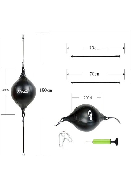 Siyah Kırmızı Stil Hız Topu Asılı Boks Boks Topu Çift Uçlu Top, Boks Refleks Topu ve Spor Salonu Için Pompa Mma Boks Sporları Boks Torbası (Yurt Dışından) modelleri