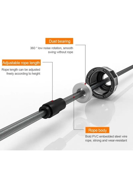 Kırmızı Stil Atlama Ipi Dolaşmayan Ip Atlama Ipi Ayarlanabilir Ip Atlama Ipi Hız Ekipmanları Ev Spor Salonu Aksesuarları Için Atlama Fitness Ekipmanları (Yurt Dışından) modelleri