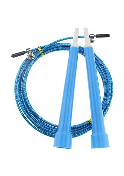 Mavi Stil 3m Çelik Tel Atlama Atlama Ayarlanabilir Atlama Ipi Crossfit Fitness Ekipmanları Egzersiz Egzersizi (Yurt Dışından)