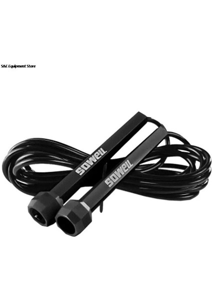 Siyah Stil Hızlı Atlama Ipi Teknik Atlama Ipi Fitness Yetişkin Sporları Ip Atlama Ipieğitim Hız Crossfit Comba Springtouw (Yurt Dışından)