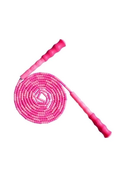 Pembe Stil 2.8 M Bambu Atlama Ip Atlama Ipi Hız Ayarlanabilir Atlama Çocuklar Çocuklar Çelik Tel Çift Boks Açık Fitness Egzersiz Eğitimi (Yurt Dışından)