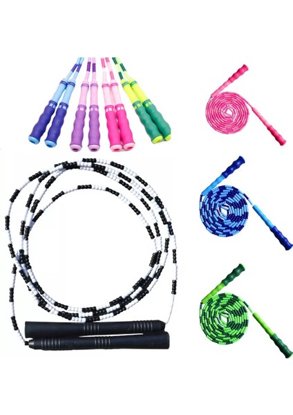 Pembe Stil 2.8 M Bambu Atlama Ip Atlama Ipi Hız Ayarlanabilir Atlama Çocuklar Çocuklar Çelik Tel Çift Boks Açık Fitness Egzersiz Eğitimi (Yurt Dışından) fiyatları