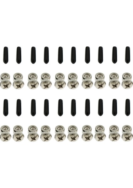 10 Takım Yedek Vidalar ve Siyah Uç Kapakları Kapak Hız Atlama Ipi Atlama Ipi Için Donanım Değiştirme (Yurt Dışından) fiyatları