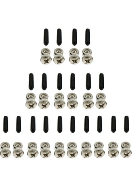 10 Takım Yedek Vidalar ve Siyah Uç Kapakları Kapak Hız Atlama Ipi Atlama Ipi Için Donanım Değiştirme (Yurt Dışından) fırsatları