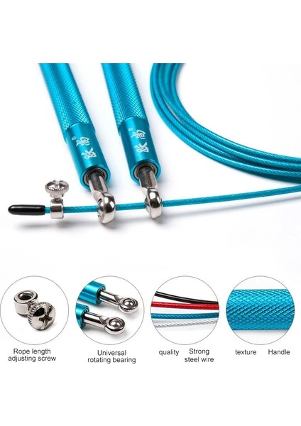 No.1 Tarzı Hızlı Ip Atlama Ipi Yanan Hızlı Ip Atlama Ipleri Yetişkin Yarış Rulman Ipi Ip Atlama Yarışması Evrensel Hız Ip Atlama Ipi (Yurt Dışından) modelleri