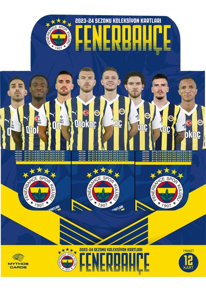 Mythos Cards Fenerbahçe 2023-24 Sezon Kartları - Tam Kutu