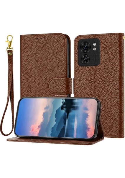 Motorola Moto Kenar 40 Kart Yuvaları Için Telefon Kılıfı Tutucu Flip Folio Pu Litch (Yurt Dışından)