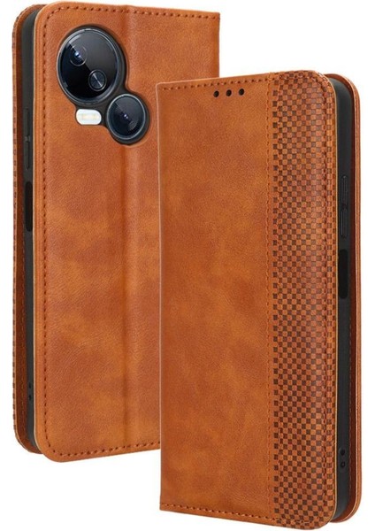 Tecno Spark 10 5g Cüzdan Pu Deri Manyetik Kapatma Için Kılıf (Yurt Dışından)