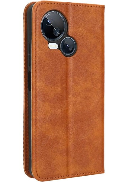 Tecno Spark 10 5g Cüzdan Pu Deri Manyetik Kapatma Için Kılıf (Yurt Dışından)