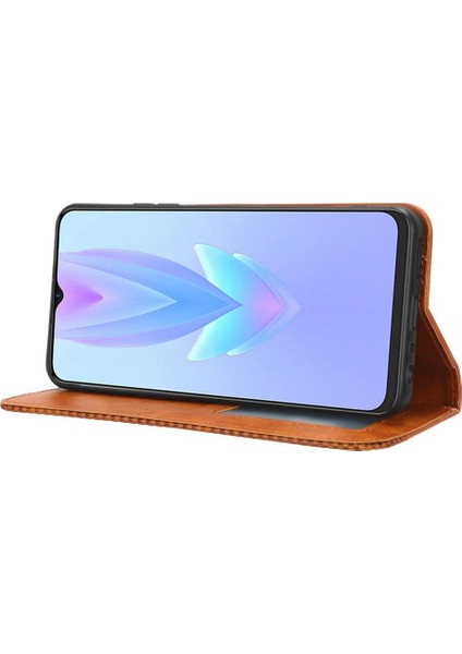 Tecno Spark 10 5g Cüzdan Pu Deri Manyetik Kapatma Için Kılıf (Yurt Dışından)