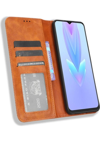 Tecno Spark 10 5g Cüzdan Pu Deri Manyetik Kapatma Için Kılıf (Yurt Dışından)