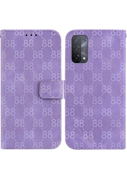 Oppo A74 5g Için Telefon KILIFI/A54 5g Cüzdan Kapak Pu Deri Kart Tutucu 8 (Yurt Dışından)