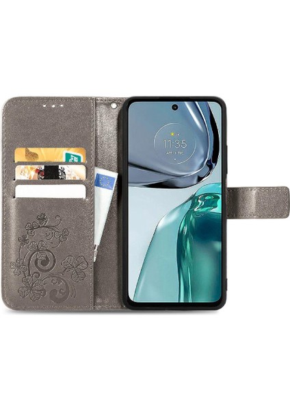 Motorola Moto G62 Dört Yapraklı Yonca Kısa Kayış Zarif Iş Için Kılıf (Yurt Dışından) fırsatları