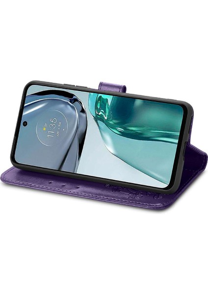 Motorola Moto G62 Dört Yapraklı Yonca Kısa Kayış Zarif Iş Için Kılıf (Yurt Dışından) fırsatları