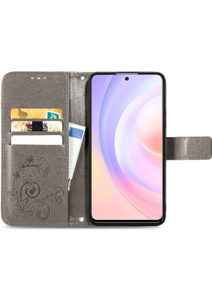 Huawei Onur 50SE Flip Kapak Kılıf Için Kılıf Zarif Iş Dört (Yurt Dışından) modelleri