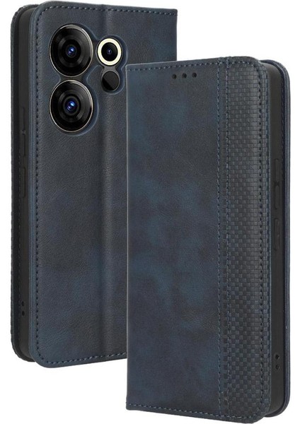 Tecno Camon 20 Premier 5g Cüzdan Pu Deri Manyetik Kapatma Için Kılıf (Yurt Dışından)