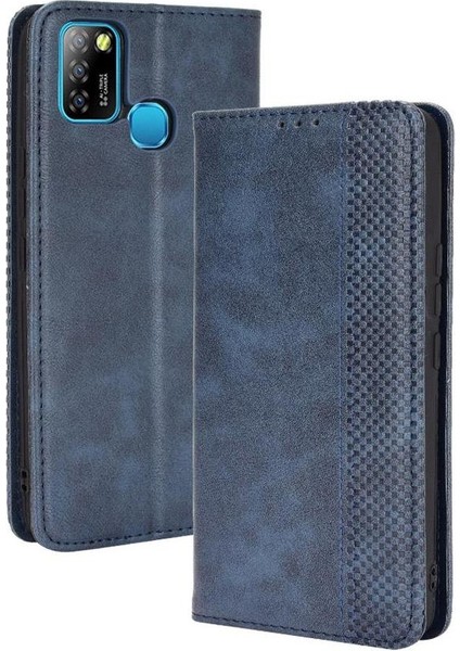 Infinix Akıllı 5 Cüzdan Manyetik Kapatma Pu Deri Için Kılıf (Yurt Dışından)
