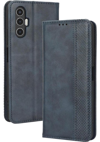 Tecno Pova 3 Pu Deri Cüzdan Manyetik Kapatma Için Kılıf (Yurt Dışından)
